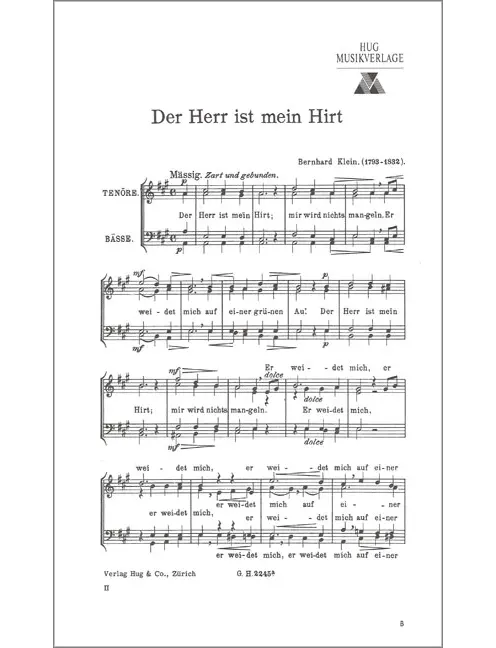 Herr ist mein Hirte